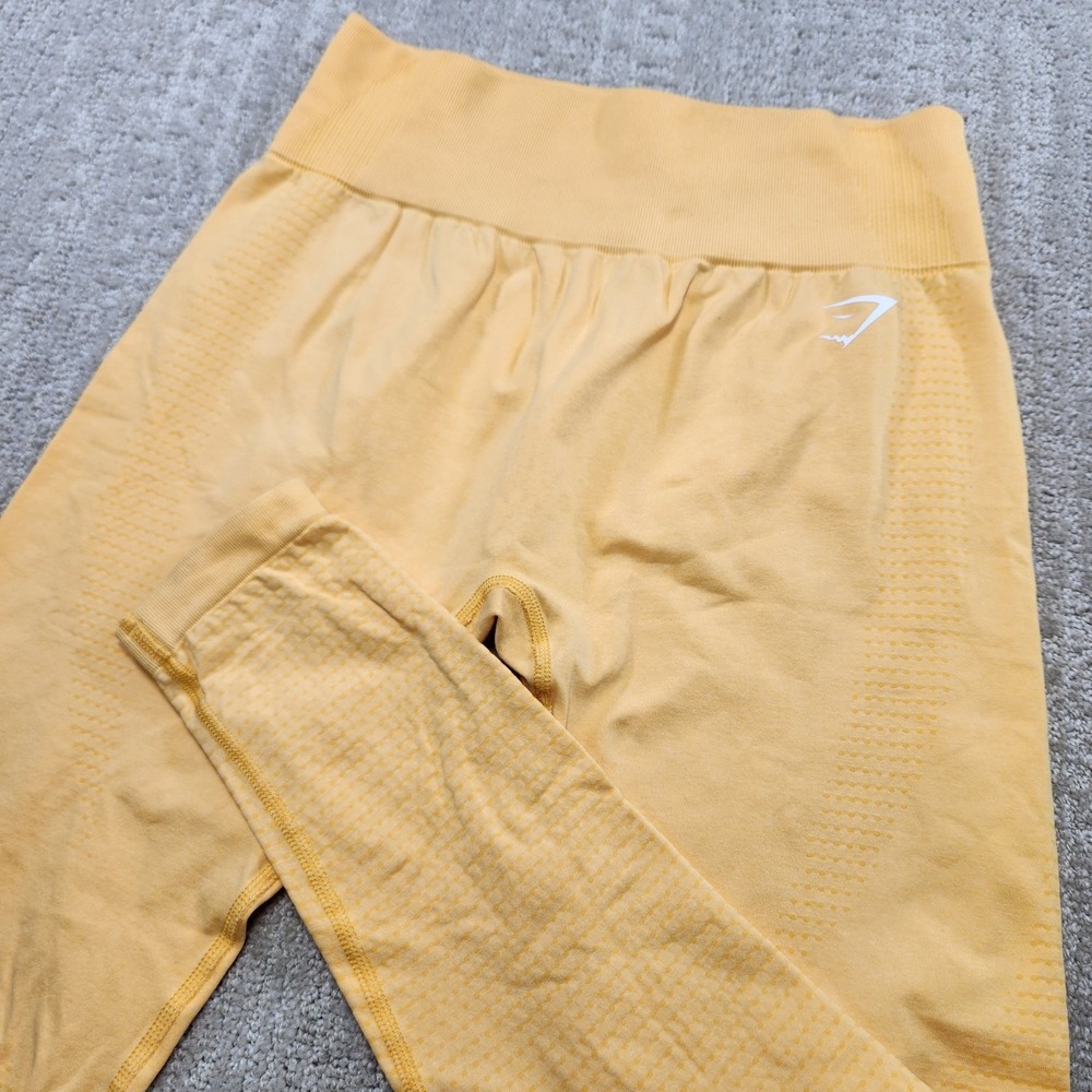Gymshark Mustard High-Waist Seamless Leggings